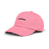 Clingman Fitness Distressed Cap, 'Stay Uncomfortable' Gym Hat