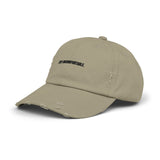 Clingman Fitness Distressed Cap, 'Stay Uncomfortable' Gym Hat