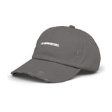 Clingman Fitness Distressed Cap, 'Stay Uncomfortable' Gym Hat