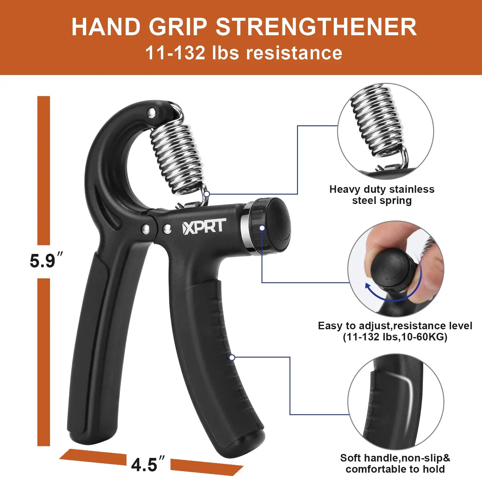 Hand Forearm Grip Strengthener Kit